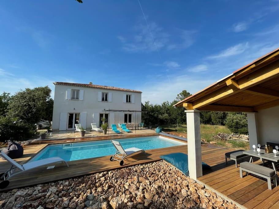 Villa Piscine - Gorges Du Verdon, Lac De Sainte-Croix Régusse Buitenkant foto